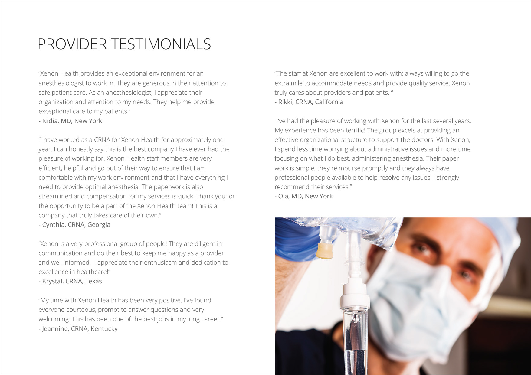 Print - Xenon Health Corporate Collateral